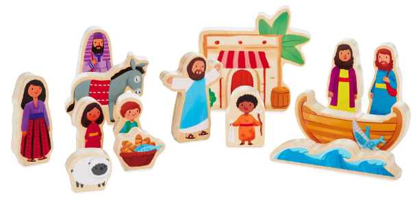 Wooden figurines of Jesus and his disciples